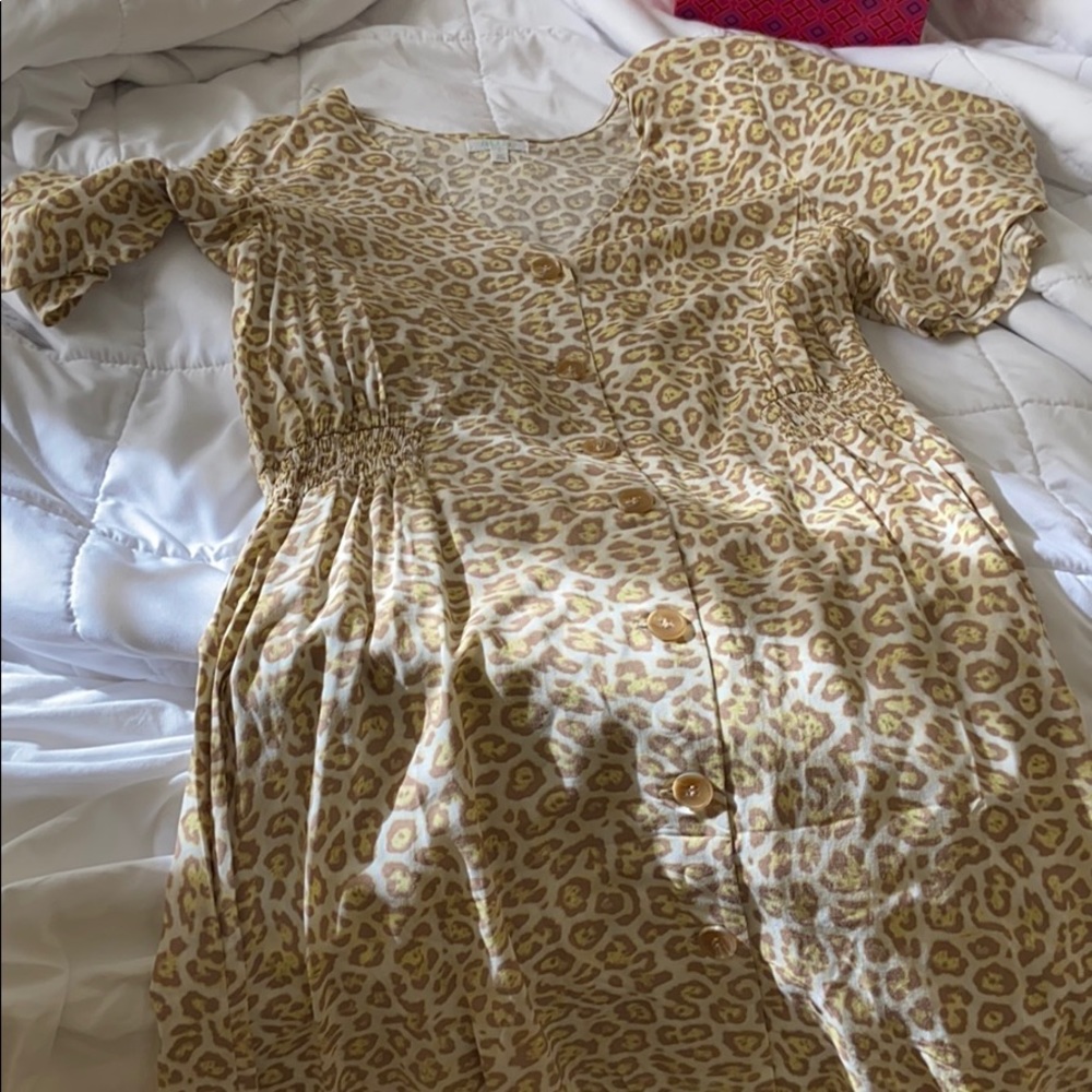 Leopard print dress